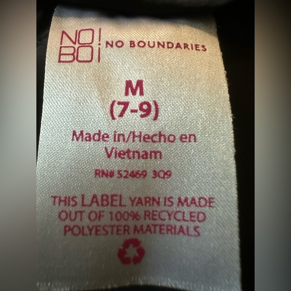 No Boundaries Windbreaker Jacket Size M - Picture 4 of 6
